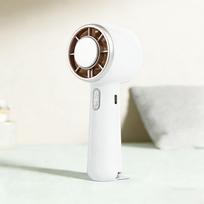 Simple Cooling Turbine Fan Ice Pack Portable USB Charging Handheld Portable Desktop Vertical Non-brushed Motor balta