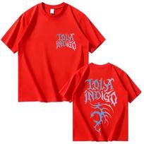 2026 New Singer Lola Indigo Tour T Shirts Unisex Unisex Harajuku High Quality Fashion TShirt Vintage Oversized Short Sleeve Tees L