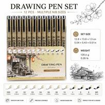 Art and Painting Specialized Technical Pen Set Hand-Drawn Comics Outlining Quick-Drying Waterproof Outline Pens