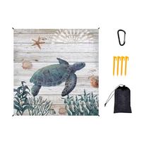 Portable Beach Picnic , -, Foldable, with Printed Pattern, Polyester, Lightweight for Travel and One Size