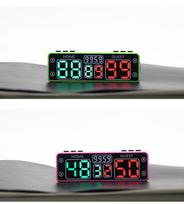 LED 10-Digit Chess Game Scoring Electronic Score Board Magnetic Multi-functional Mini Digital Scoreboard With Countdown Timer Black