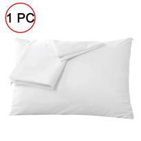 Waterproof Pillow Protector with Zipper Bed Bug Proof Pillowcase Protects Against Dust Mite &Stains Allergens Pillow Cover 1pc 48x74cm