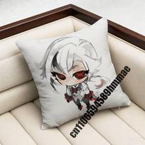 Genshin Impact Arlecchino Throw Pillow Case Sham 45x45cm 35x35cm Square Bedroom Pillowcase Cushion Cover 30x30cm