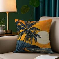Fashion Summer Bleach Double-sided Printed pillow cover Short plush Suitable living rooms bedrooms sofas throw cushion cover 35x35cm