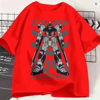 Amazing Gundam Tshirts Unisex Round Neck Cotton T Shirts Rx93 Nu Short Sleeve Tees Gift Idea Clothing S