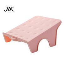 Shoe Shelf Storage Rack Space Saving Double Holder Household Multifunctional for Home Stand rožinė