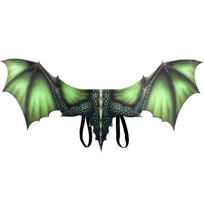 Carnival Props Dragon Costume Halloween Decoration Dragon Cosplay Masquerade Dragon Wings  Party žalia