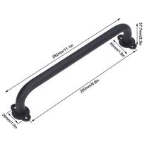 Black Cabinet Handle Wall Mount Grab Bar Durable Barn Door Handle  Cabinet Door