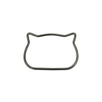 Bear Pattern Bag Handle Fashion Rustproof Iron Luggage Hardware for Handmade Tote Bag Satchel Replacement Accessory Cat head juoda