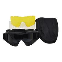 Clear 3 Lens Protective Goggles Sport Goggles men tactical sunglasses shooting glasses juoda