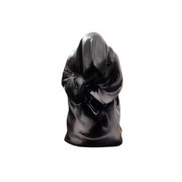 Adult Halloween Costume - Black Hooded Robe One Size