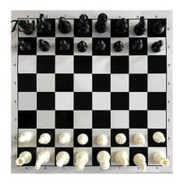Toy 25cm Vintage Chess Carved Foldable PS Easy-grip Box Pearly Membrane Pieces for Kids Children Board Game International Chess