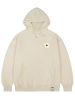 Graver [Unisex] Tyl Small Flower Dot Smile Hoodie_Cream Cream/S