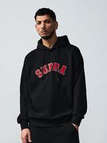 Supra Varsity Arch Logo Hoodie (Black) Bks/M