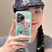 Full Coverage Phone Case Pura 70 Pro With Camera Protection Shockproof Slim Mint Green West Highland Design Huawei Pura 70