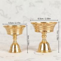 1vnt žvakidės Varinis sviestinis lempos laikiklis ilgas lempos žvakidė Uždėkite žvakių varinį puodelį namų dekoras 1PC 6cm