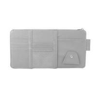 1PC Car Sun Visor Storage Box Bill Pen Card Holder Dvd Organizer With Sunglasses Clip Stowing Tidying Car Accessories