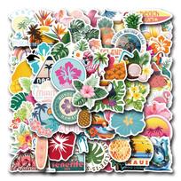 55 Tropical Tropical Graffiti Stickers Decorate Luggage Laptop Mobile Stickers