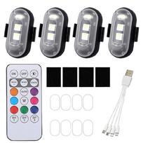 USB įkraunami belaidžiai LED žibintai Vandeniui atsparūs mirksintys LED žibintai Paprastas montavimas Automobiliams, motociklams, dronams