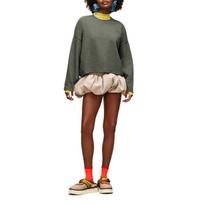 Ugg Hayvie Crewneck Solid Color Pullover Sweatshirt Women tops 1176455-GRNGR S
