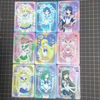Diy 17pcs/kit Sailor Moon Cosmos Self-made Card Gilding Flash Cards The Folded Light Sparkles. Starlight Flashes Animation Plaything Present