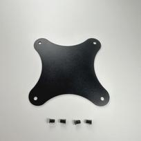 Portable Magnetic Monitor Mount with VESA 75x100 Adapter and 17mm Ball Head Base