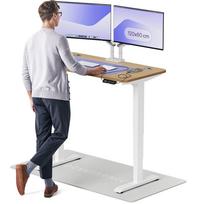 Kompiuterio stalas reguliuojamo aukščio Desktronic HomePro, 120 cm x 60 cm, 63 - 128 cm, ąžuolo sp./balta sp.