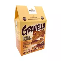 Dzūkijos keturių grūdų sausainiai Granella su riešutais ir sūria karamele, 240 g