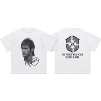 Cristiano Ronaldo Neymar American Football Star Print Cotton Shortsleeved Tshirt Unisex Clothing Print Fashion Unisex Oversize Tee 3XL