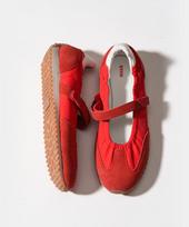 [Stoe] Heidi Mary Jane Sneakers, Red STSH261-SN1372 37(230-235)