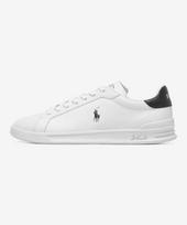 [Polo Ralph Lauren] Heritage Court II Sneakers - White:Black MAPSFTW0CT20126-100 250