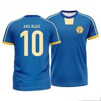 Vintage Jersey Inazuma Eleven Kaio Cosplay Anime T-shirt 3D Print Kid Football Team Uniform Summer Men Women Sport Soccer Top L