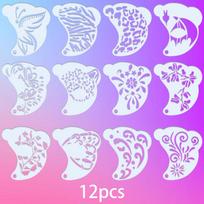 Face Paint Stencils Professional Body Art Paint Stencils Reusable For Adults Kids Easily Use Templates For Parties Makeup Tools