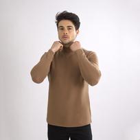 Icaruk Soft Warm Spandex Solid Turtleneck Long Sleeve T-Shirt Nit136 Reference/48(95)