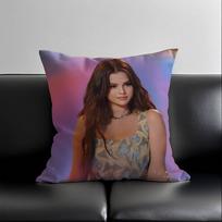 Hot Singer S-Selena G-Gomez Pillow Case Skin-Friendly And Comfortable Fabric Pillowcase Lnvisible Lilky Zipper 30x30cm