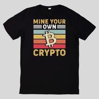 T-Shirt Crypto Bitcoin Baumwolle Fun Spaß Sprüche Lustig Cartoon XXXXL