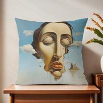 Famous salvador dali art  cushion cover For Pillow Printing Sofa Decoration Home Car Room Coffee Shop Office Nordic Simplicity 30x30cm