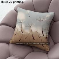 Dandelion Print Throw Pillow Covers Pattern Cushion Cover Suitable For Sofa Bedroom Car Pillow Cover 40x40cm
