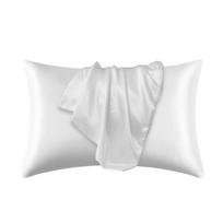 2pcs Satin Silk Pillowcase for Hair and Skin, Coral Pillow Cases Standard Size Set of Super Soft Pillow Case 50x66cm