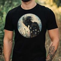 T-Shirt Herren Dämon mit Löwenzahn Motiv Baumwolle Größe XS bis 5XL XS