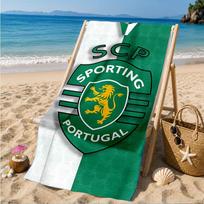 Sporting Cp Crest Emblem Beach Towel, Quick-drying, Easy to Care for, Suitable for Both Fitness and Beach Vacations,Sports Essential 70cmx140cm(27x55inch)