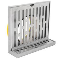 L-Shaped Side Drain Right Angle Design Side Floor Drain Durable Wall Corner Drain  Home Bathroom