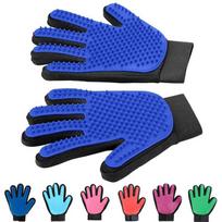 Custom Silicone Pet Hair Remover Gloves Pet Grooming Glove Guantes De Mascotas Deshedding Brush Glove