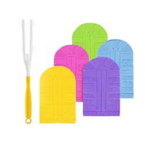 Vacuum Cleaner Filter Core Multi-Surface Master Deep Cleaning Power 4x Microfiber Density Magnetic 360-Degree Fluffy Head Washable Electrostatic 5pcs