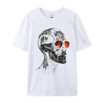 Unisex Clothes Zombie Costume Halloween Sunglasses Art Zombie Tshirt Tee Tops Cotton Oversized T Shirt Cool TShirt S