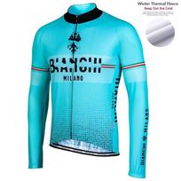Terminis Fleece pamušalo dviratininko marškinėlis ilgomis rankovėmis Unisex Kvėpuojantis Road dviračio apranga Šalto oro važiavimui L šviesiai mėlyna spalva