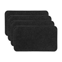 4Pcs Structural Support Felt Base Pads With Arc Design For Organizing Bag Backpack Crossbody Bag Bottom Liner Insert L
