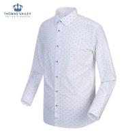 Thomas Bailey Fine Pattern Design Slim Fit Shirt White Su367 White/100