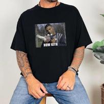 Dabar Kith Mike'o Tysono Balandžių Marškinėlis Memas Mike'as Tysonas Bokso Unisex Juodi Marškinėliai L