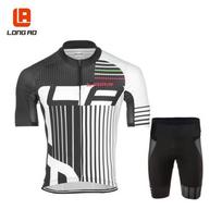 Mens Quick-Dry Cycling Jersey Bib Shorts Set Breathable Outdoor Road Bike Apparel S balta